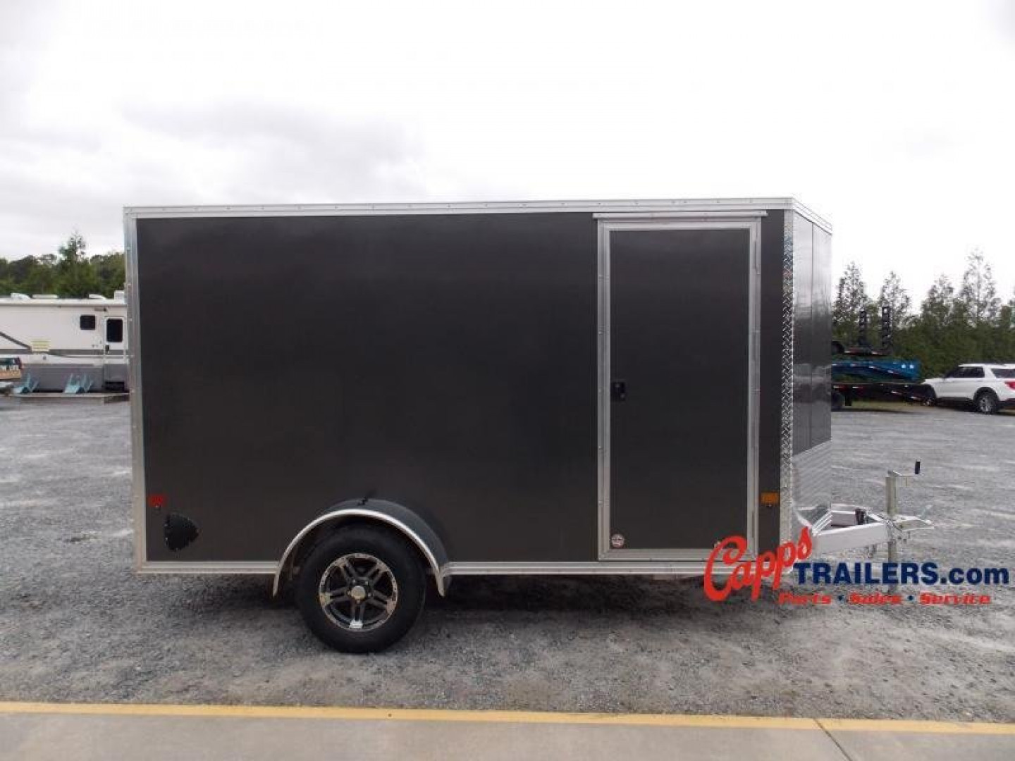 New 2023 EZ Hauler ALC EZEC6X12SA-IF CHARCOAL Cargo / Enclosed Trailer