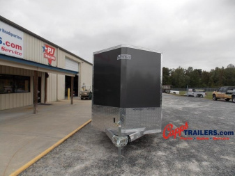 New 2023 EZ Hauler ALC EZEC6X12SA-IF CHARCOAL Cargo / Enclosed Trailer