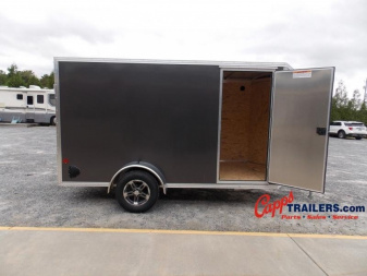 New 2023 EZ Hauler ALC EZEC6X12SA-IF CHARCOAL Cargo / Enclosed Trailer