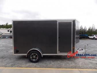 New 2023 EZ Hauler ALC EZEC6X12SA-IF CHARCOAL Cargo / Enclosed Trailer