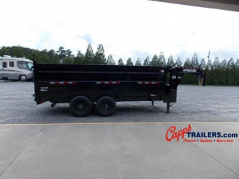 New 2023 PJ Trailers PJ DMR1672BSSK-CY06 GOOSENECK Dump Trailer
