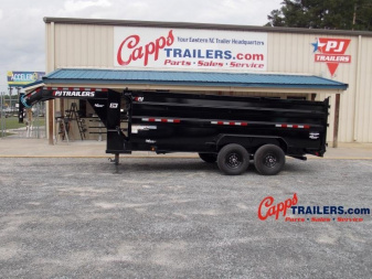 New 2023 PJ Trailers PJ DMR1672BSSK-CY06 GOOSENECK Dump Trailer