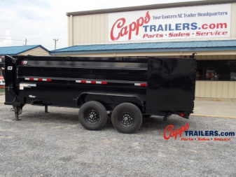 New 2023 PJ Trailers PJ DMR1672BSSK-CY06 GOOSENECK Dump Trailer