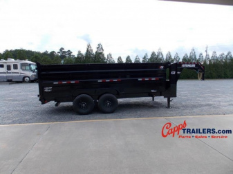 New 2023 PJ Trailers PJ DMR1672BSSK-CY06 GOOSENECK Dump Trailer