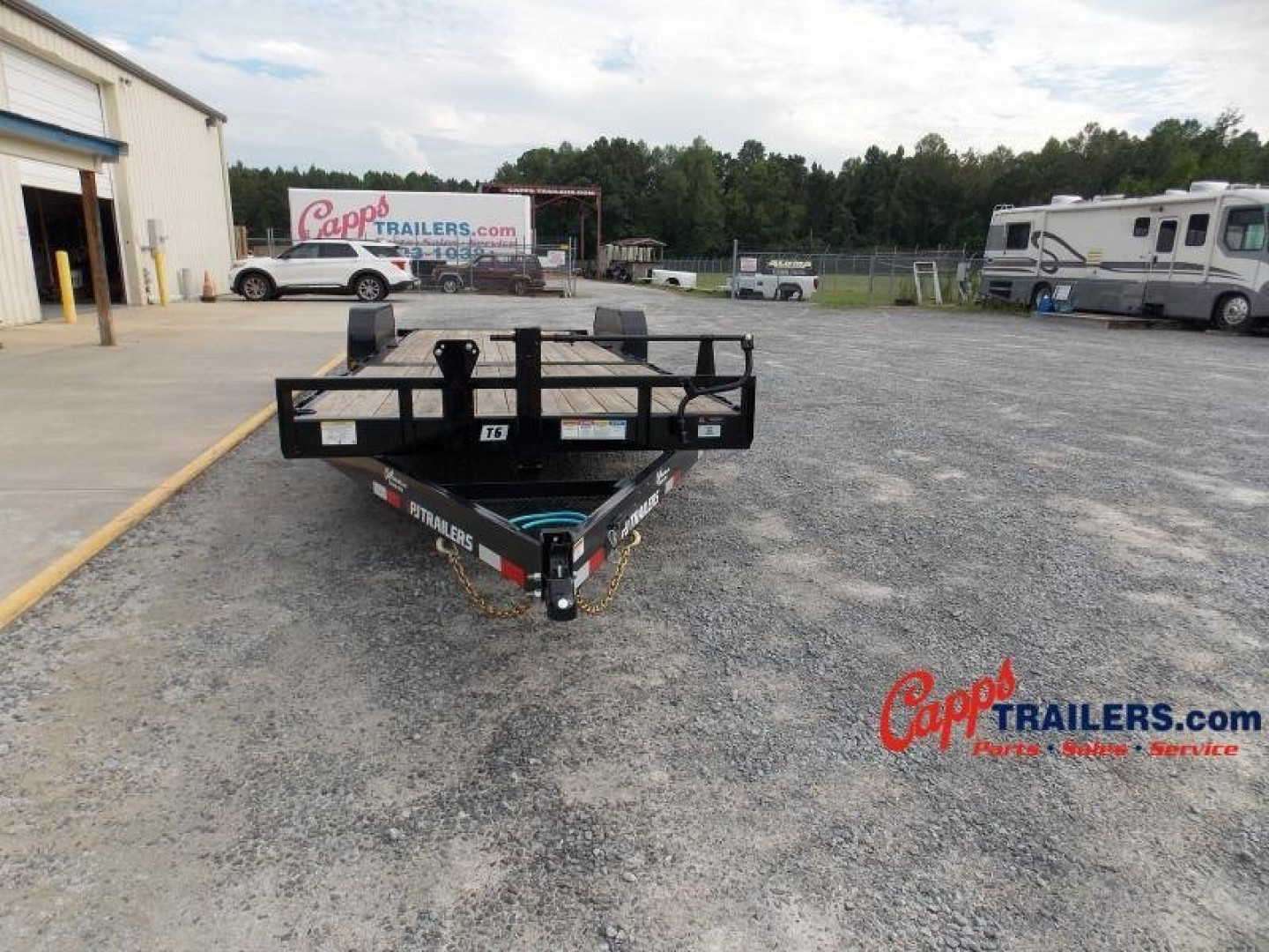 New 2024 PJ Trailers T6J2472BTTK Tilt Deck