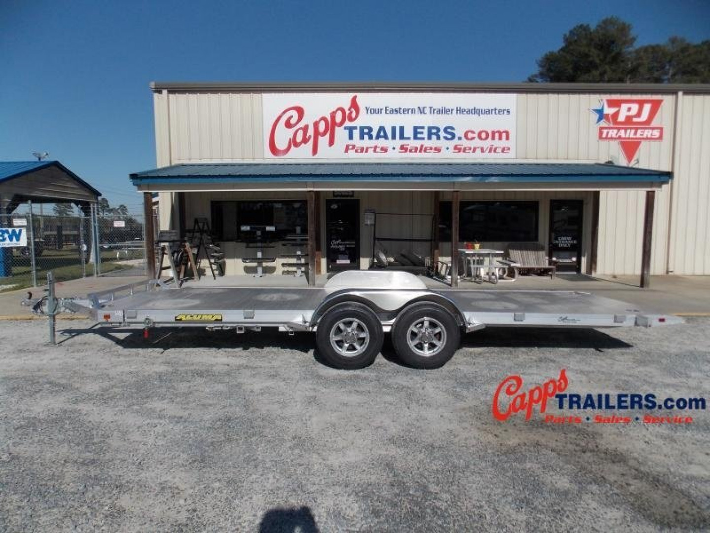 New 2024 Aluma AL 8220HTILT Car / Racing Trailer / Car Hauler / Tilt Bed
