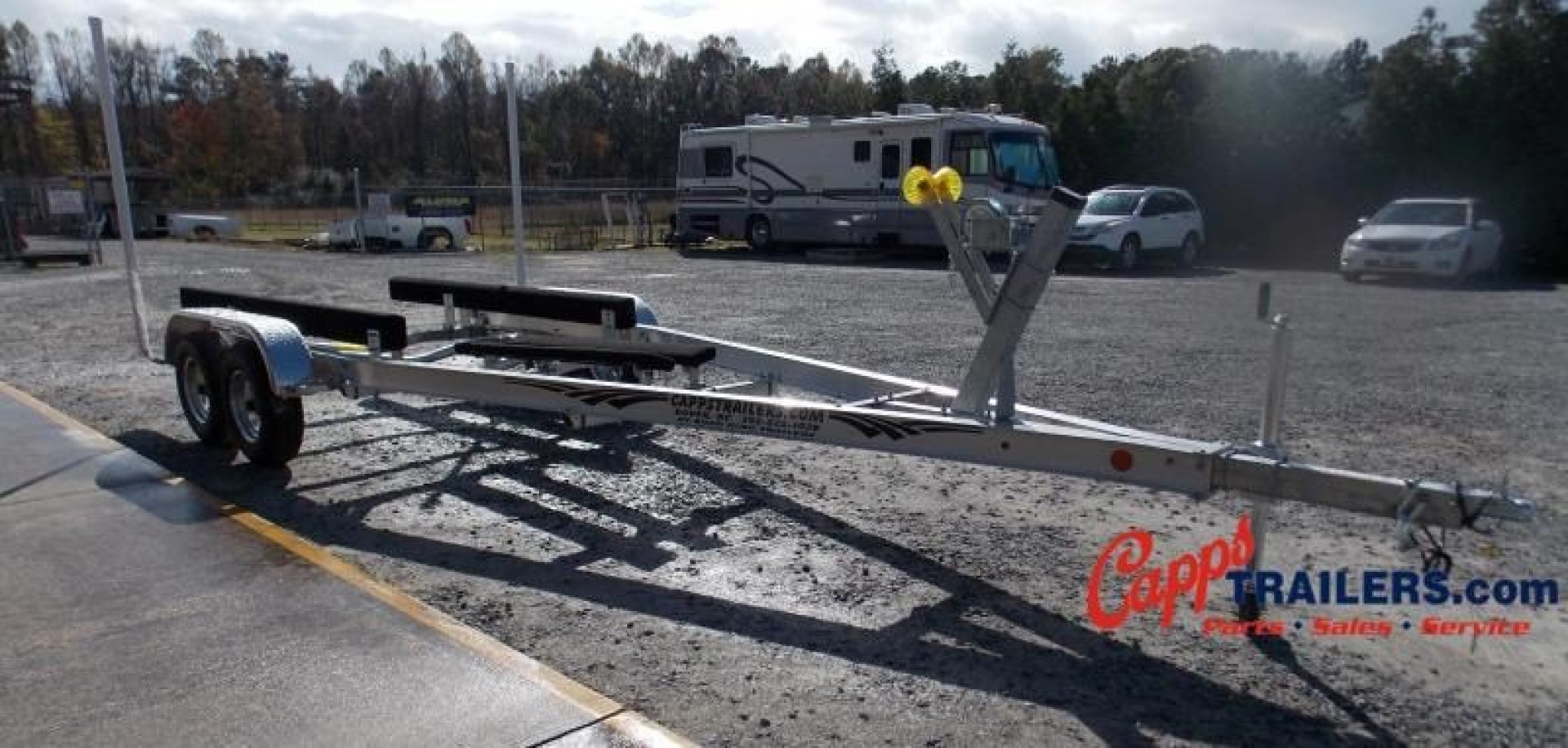 New 2025 ROAD KING RKAV 18-20T 3000 LB NET Boat Trailer