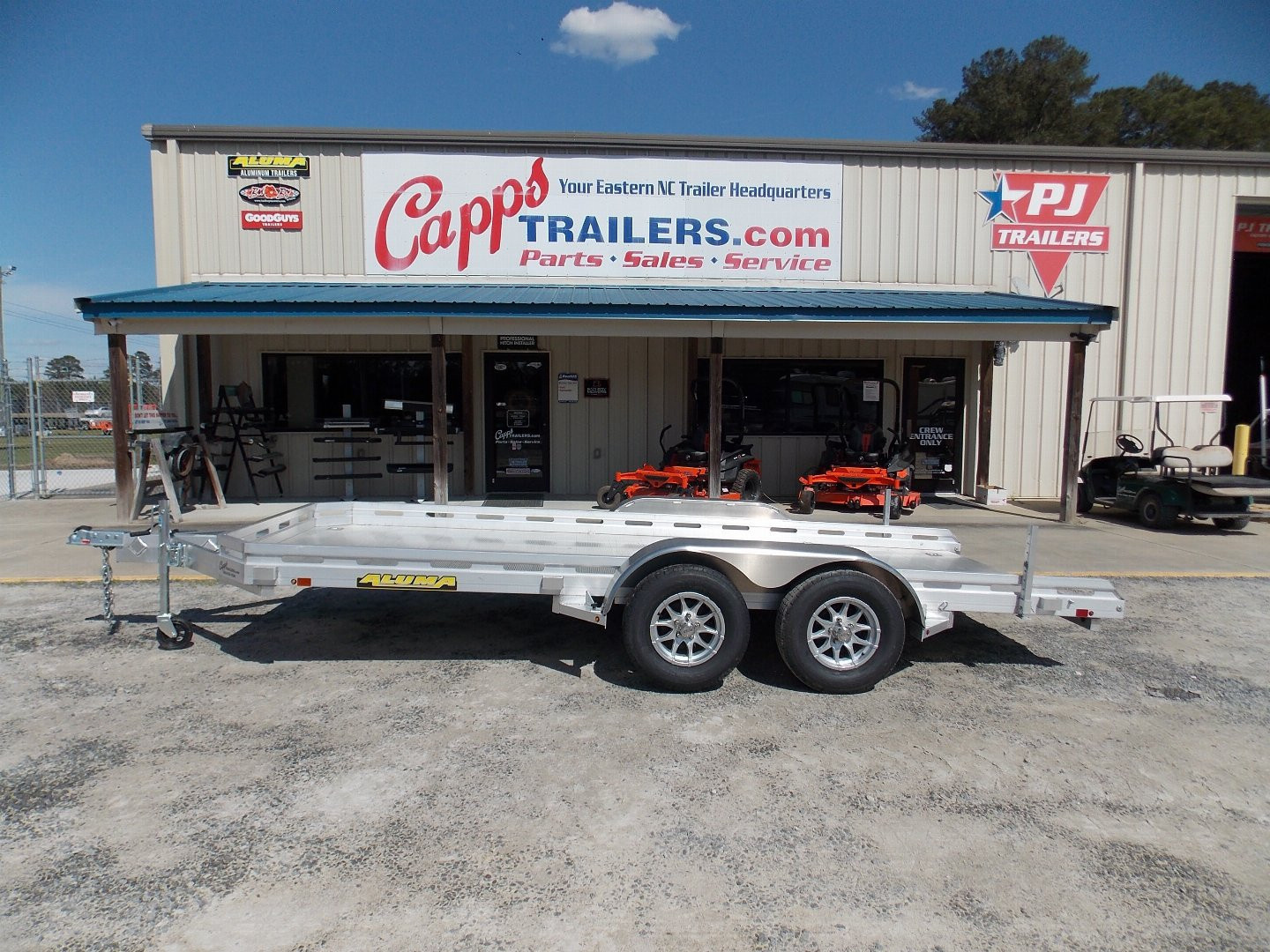 New 2027 Aluma AL 7816TA-EL-R-RTD Utility Trailer