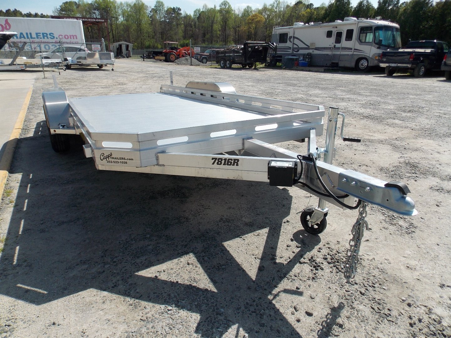 New 2027 Aluma AL 7816TA-EL-R-RTD Utility Trailer