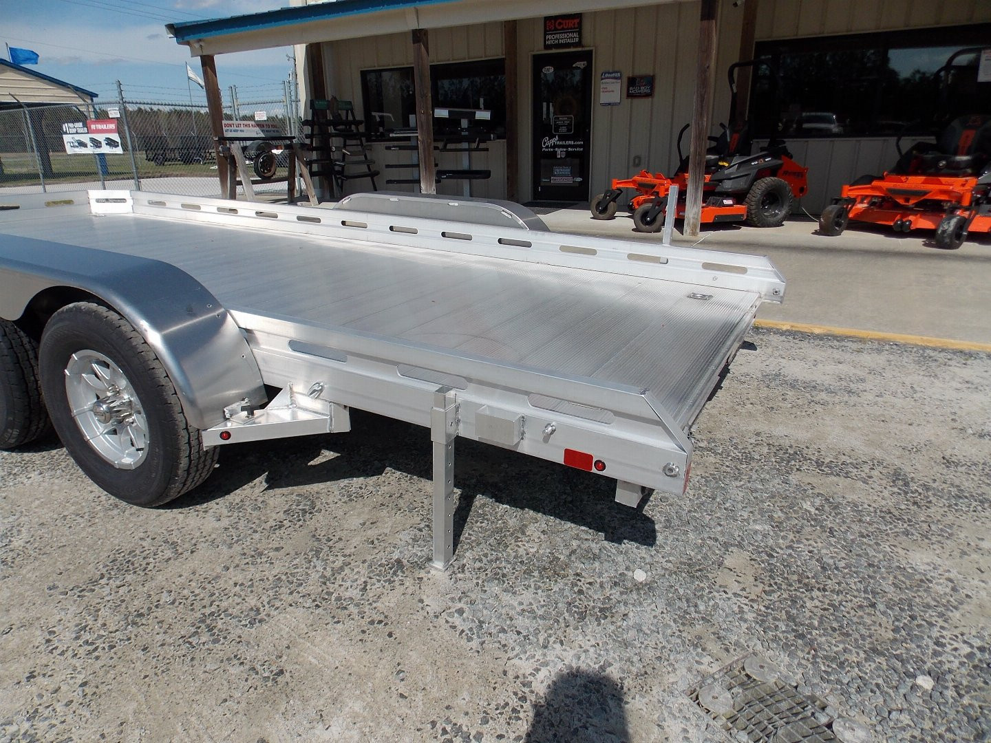 New 2027 Aluma AL 7816TA-EL-R-RTD Utility Trailer