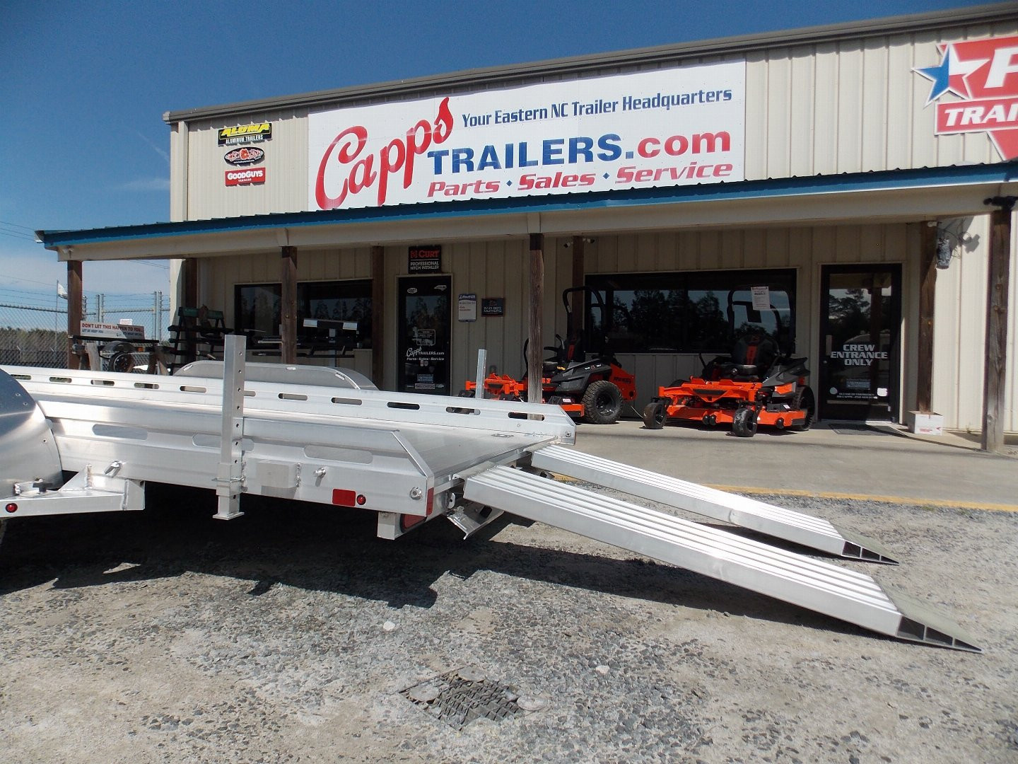 New 2027 Aluma AL 7816TA-EL-R-RTD Utility Trailer