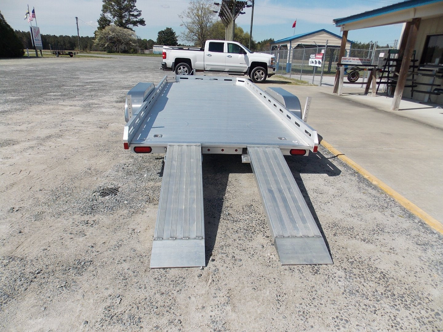 New 2027 Aluma AL 7816TA-EL-R-RTD Utility Trailer