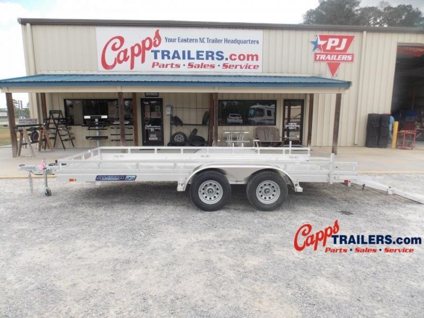 New 2025 ALUMA AL 7816ESA-TA-EL-BT UTILITY TRAILER LADDER RACK for sale ...