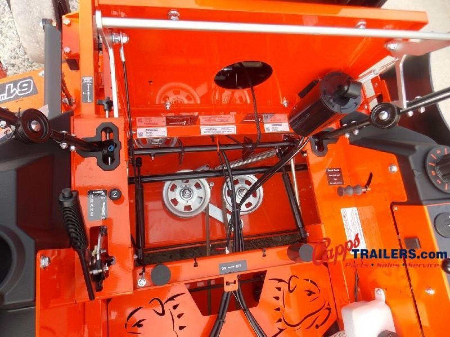 New 2023 Bad Boy Outlaw Rebel BRB61FX850 Lawn