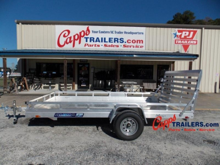 New 2027 Aluma AL 7812ESA-S-TG-LADDER RACK Utility Trailer