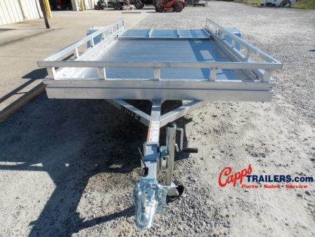 New 2027 Aluma AL 7812ESA-S-TG-LADDER RACK Utility Trailer
