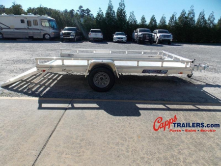 New 2027 Aluma AL 7812ESA-S-TG-LADDER RACK Utility Trailer