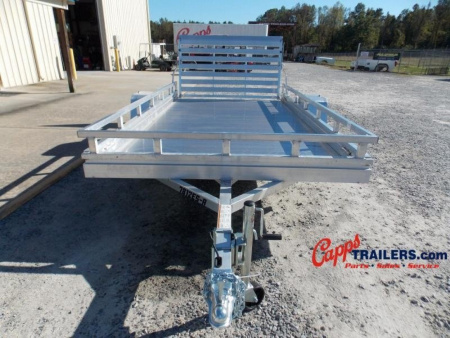 New 2027 Aluma AL 7812ESA-S-TG-LADDER RACK Utility Trailer