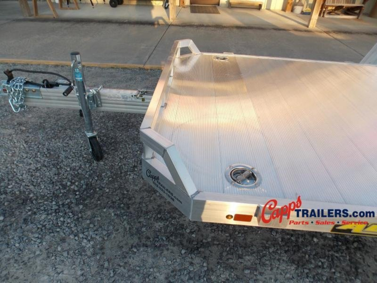 New 2025 ALUMA AL 8214H-TILT-S-EL-RTD Sling Shot PKG Utility Trailer