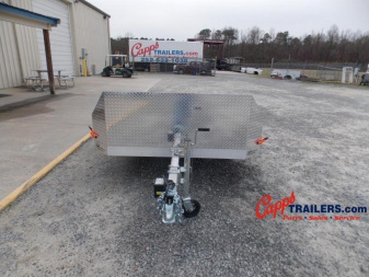 New 2025 ALUMA AL 8214H-TILT-S-EL-RTD Sling Shot PKG Utility Trailer