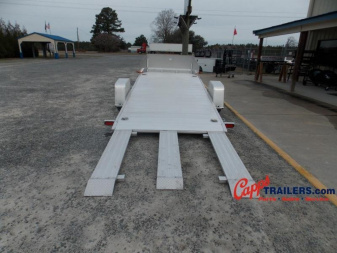 New 2025 ALUMA AL 8214H-TILT-S-EL-RTD Sling Shot PKG Utility Trailer