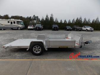 New 2025 ALUMA AL 8214H-TILT-S-EL-RTD Sling Shot PKG Utility Trailer