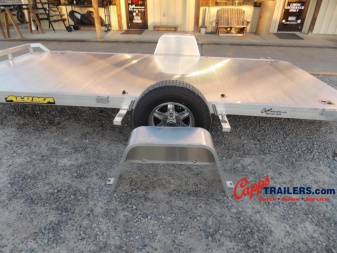 New 2025 ALUMA AL 8214H-TILT-S-EL-RTD Sling Shot PKG Utility Trailer