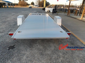 New 2025 ALUMA AL 8214H-TILT-S-EL-RTD Sling Shot PKG Utility Trailer