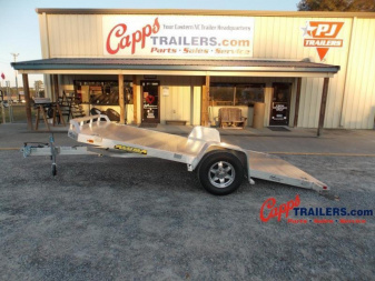 New 2025 ALUMA AL 8214H-TILT-S-EL-RTD Sling Shot PKG Utility Trailer