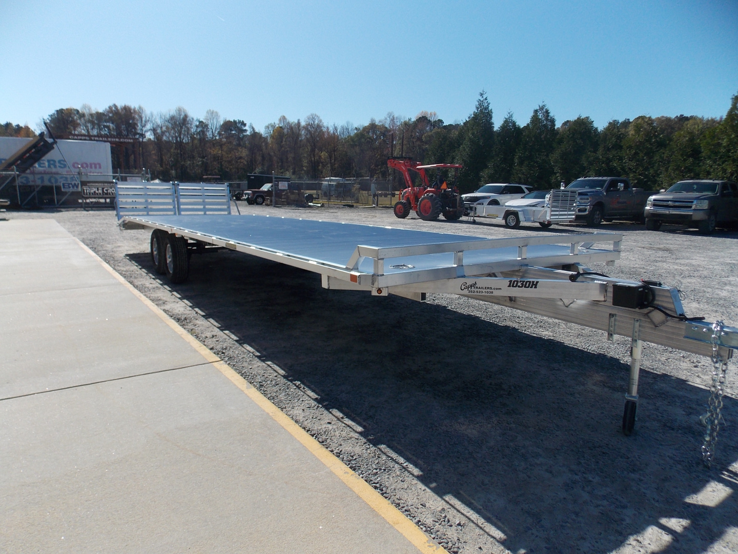 New 2026 Aluma 1030H-TA-BT-DT Deckover Trailer