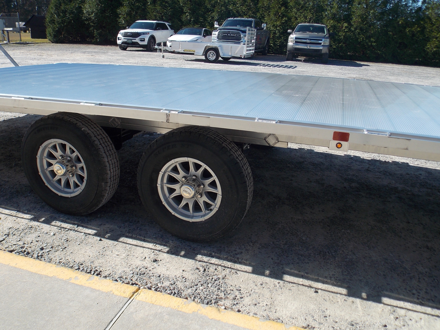 New 2026 Aluma 1030H-TA-BT-DT Deckover Trailer