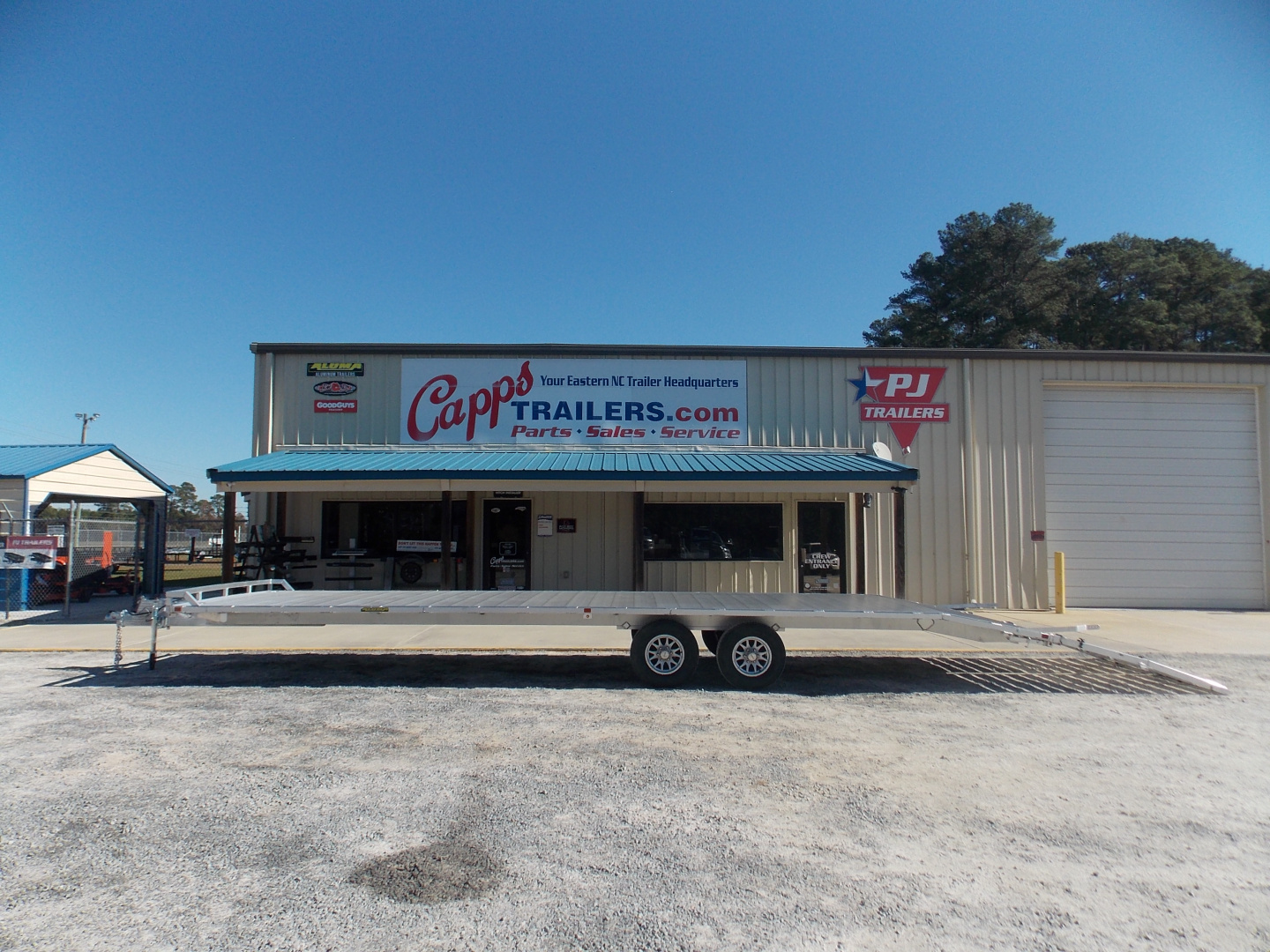 New 2026 Aluma 1030H-TA-BT-DT Deckover Trailer