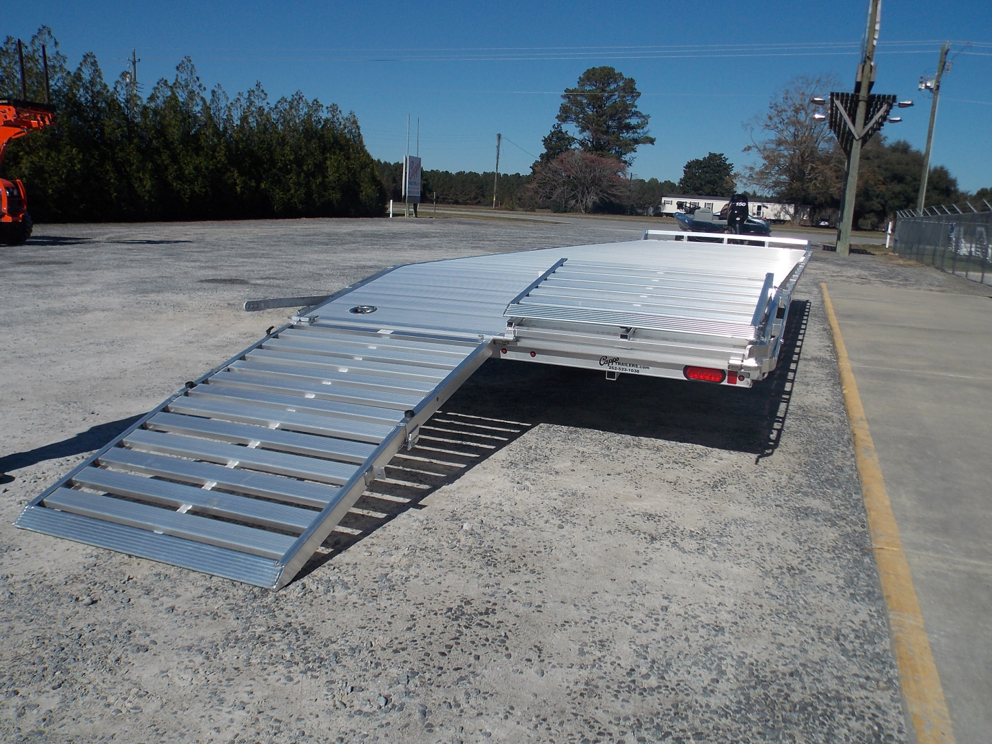 New 2026 Aluma 1030H-TA-BT-DT Deckover Trailer