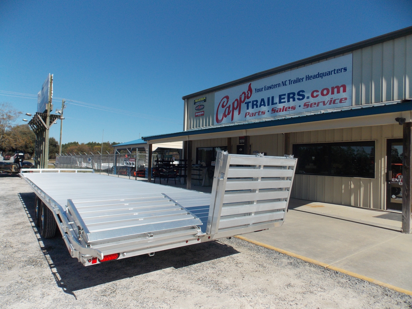 New 2026 Aluma 1030H-TA-BT-DT Deckover Trailer