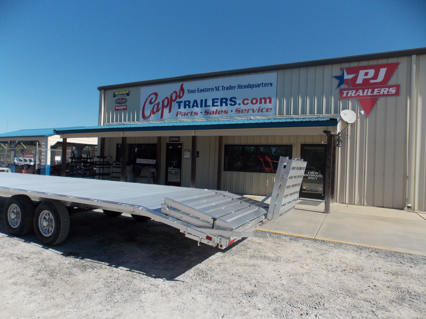 New 2026 Aluma 1030H-TA-BT-DT Deckover Trailer