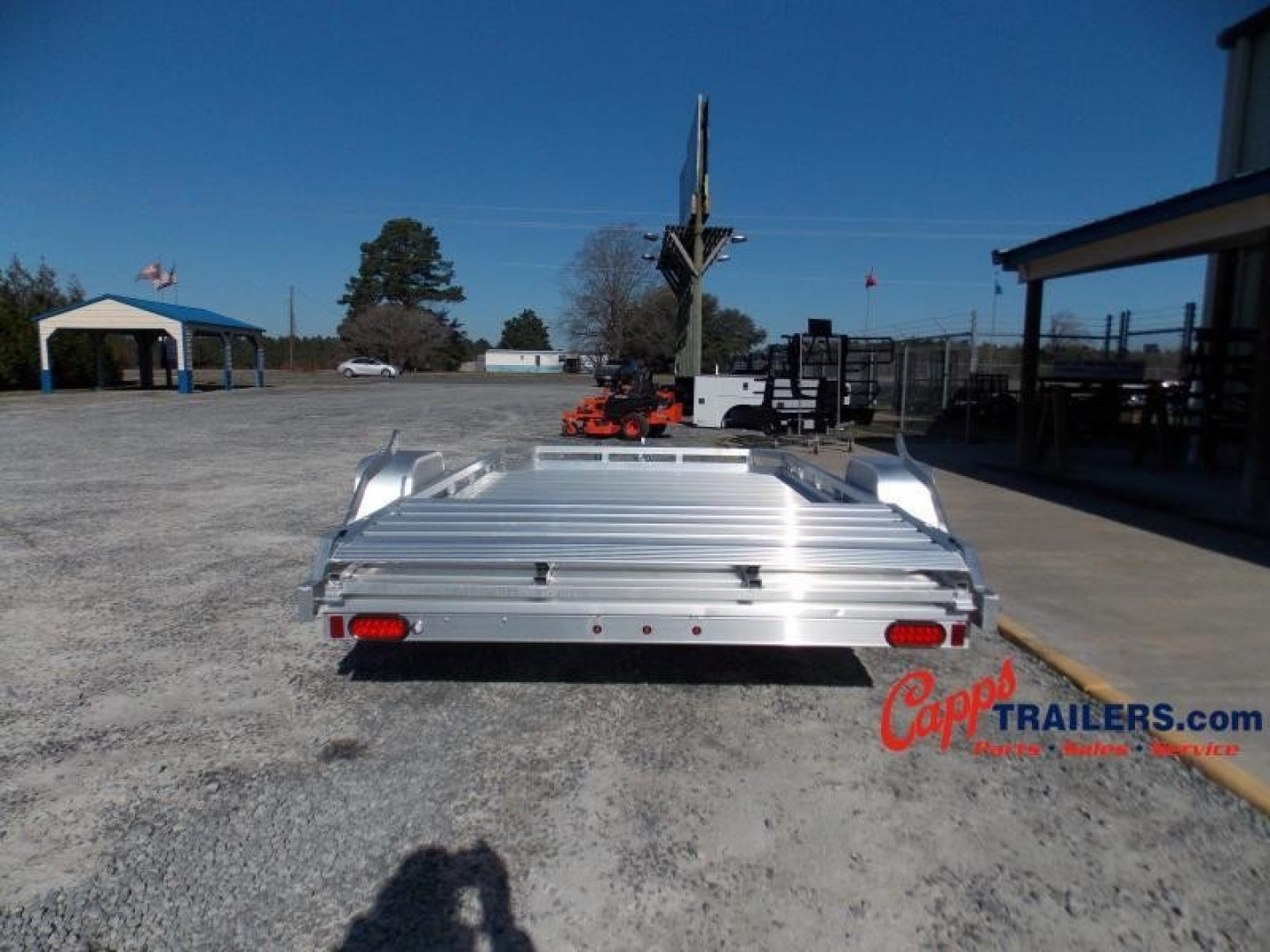 New 2024 Aluma AL 7712-S-BT Utility Trailer