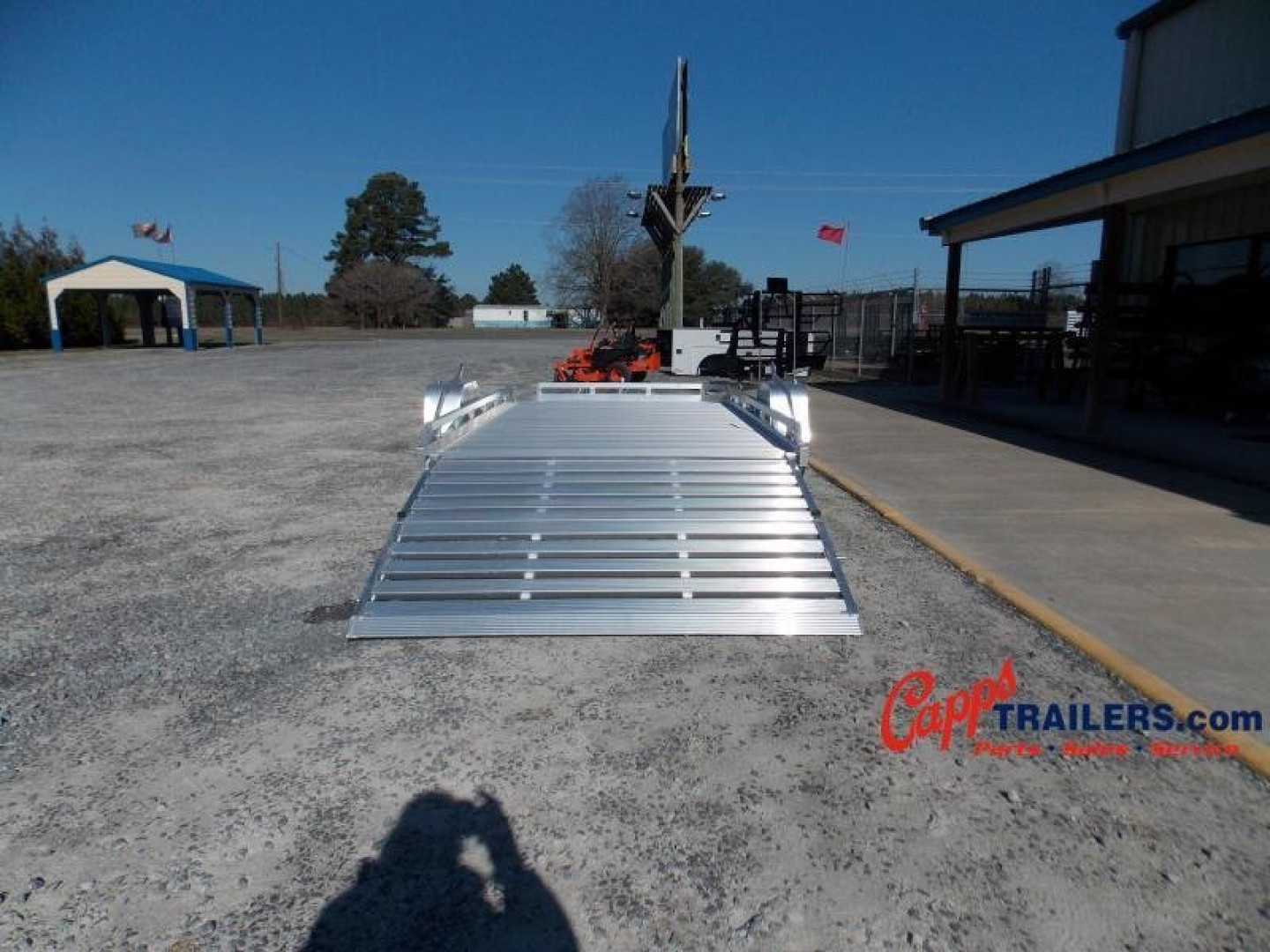 New 2024 Aluma AL 7712-S-BT Utility Trailer