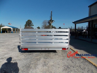New 2024 Aluma AL 7712-S-BT Utility Trailer