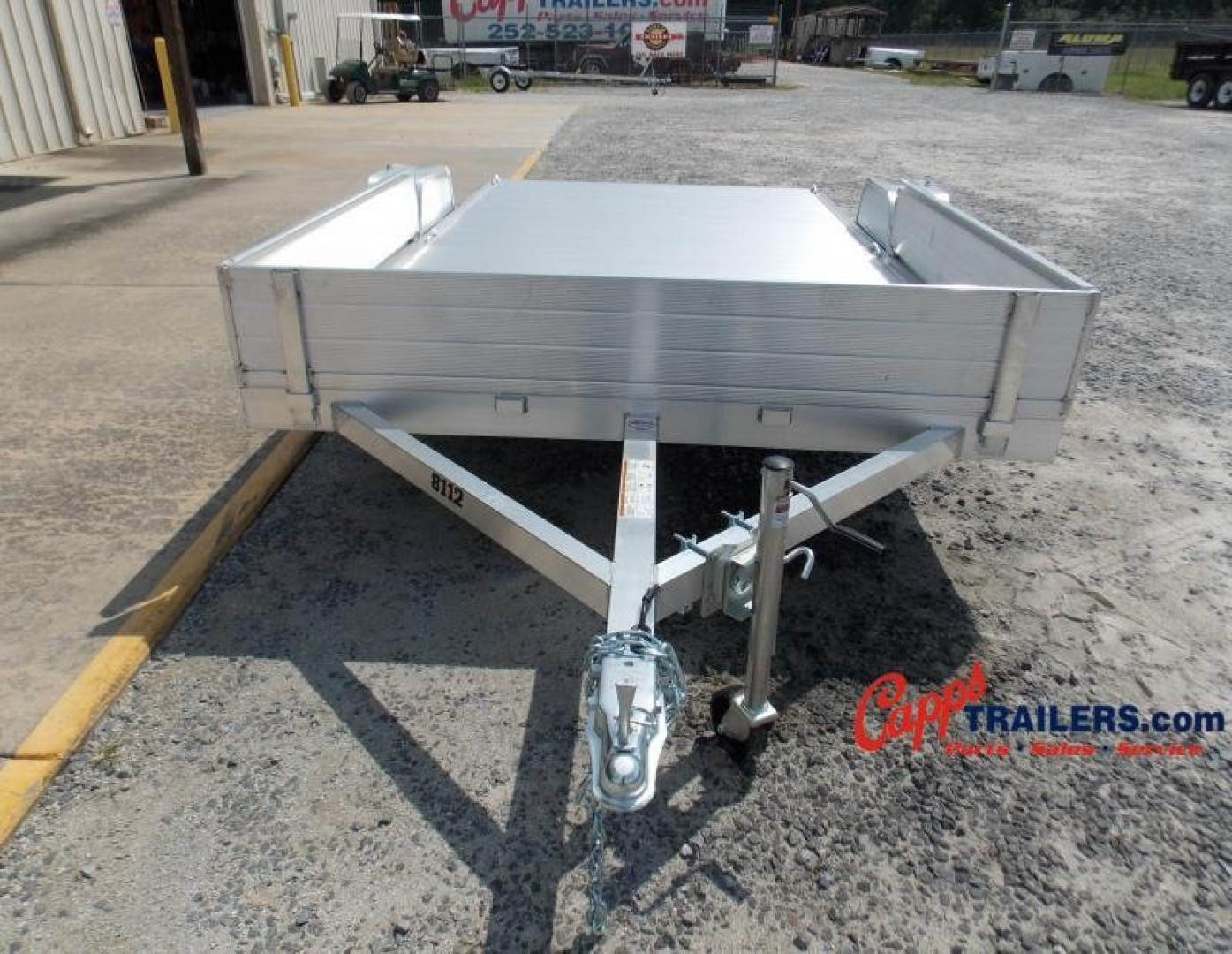 New 2023 Aluma AL 8112S-R Utility Trailer