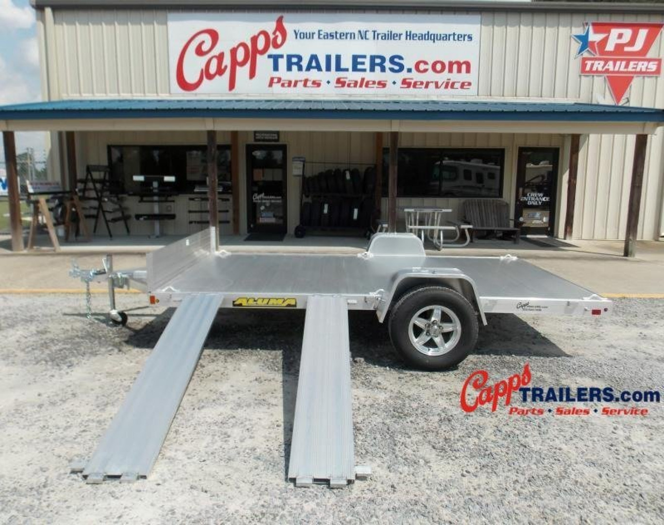 New 2023 Aluma AL 8112S-R Utility Trailer