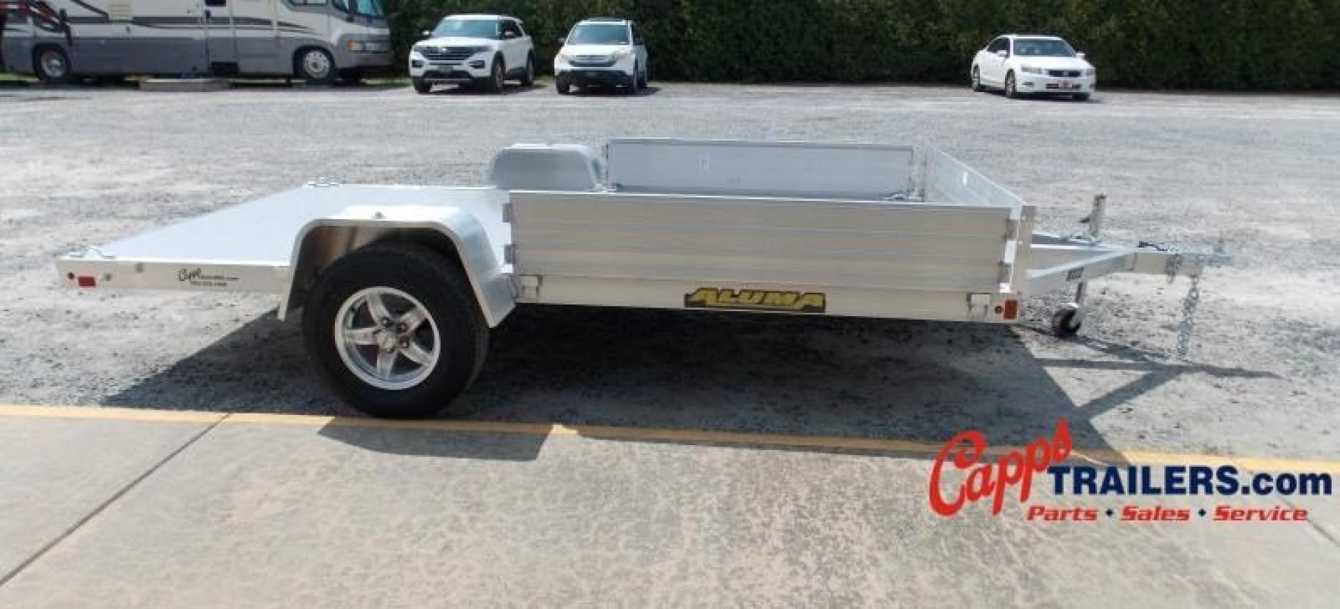 New 2023 Aluma AL 8112S-R Utility Trailer