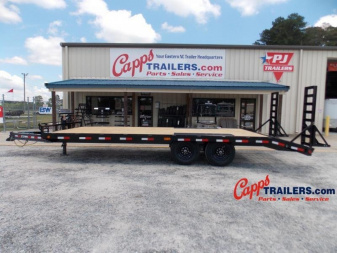 New 2024 PJ TRAILERS PJ F8J2272BSBK 14K Deckover Trailer