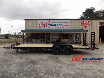 New 2025 PJ TRAILERS PJ CCJ2472BSBK-SRRR 14K Equipment Trailer