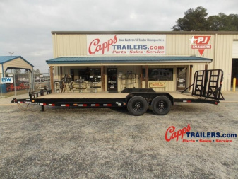 New 2024 PJ TRAILERS PJ CCJ2472BSKKB Equipment Trailer