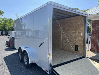 New 2025 Spartan 7x16 - Ramp Door - SILVER - STANDARD HEIGHT