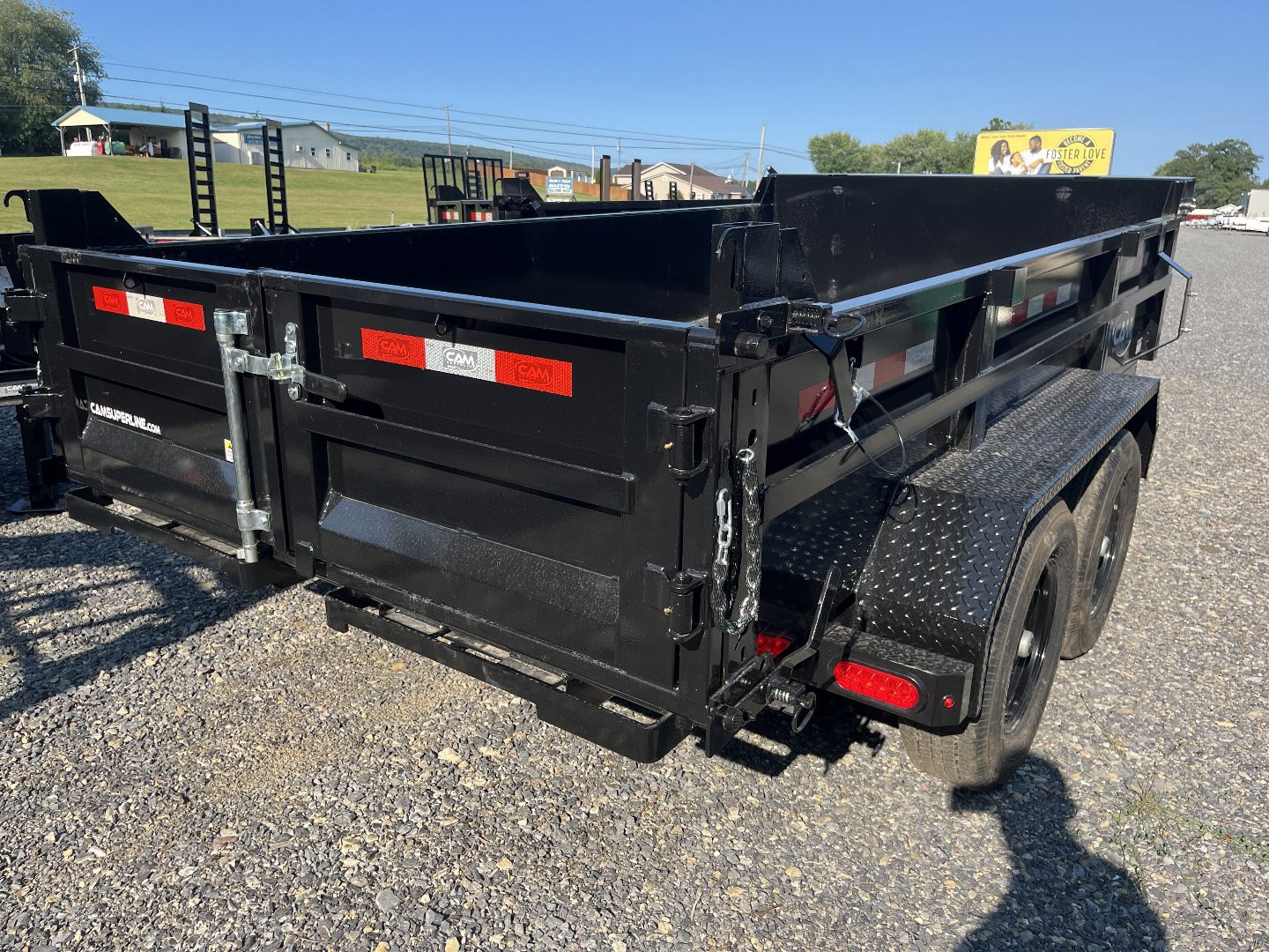 New 2025 CAM 6X12-10K DUMP TRAILER W/ RAMPS - TARP KIT