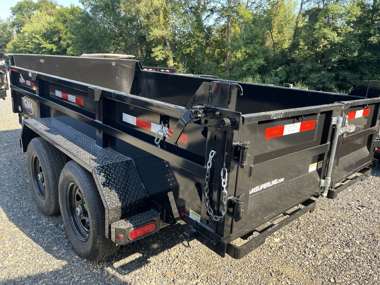 New 2025 CAM 6X12-10K DUMP TRAILER W/ RAMPS - TARP KIT