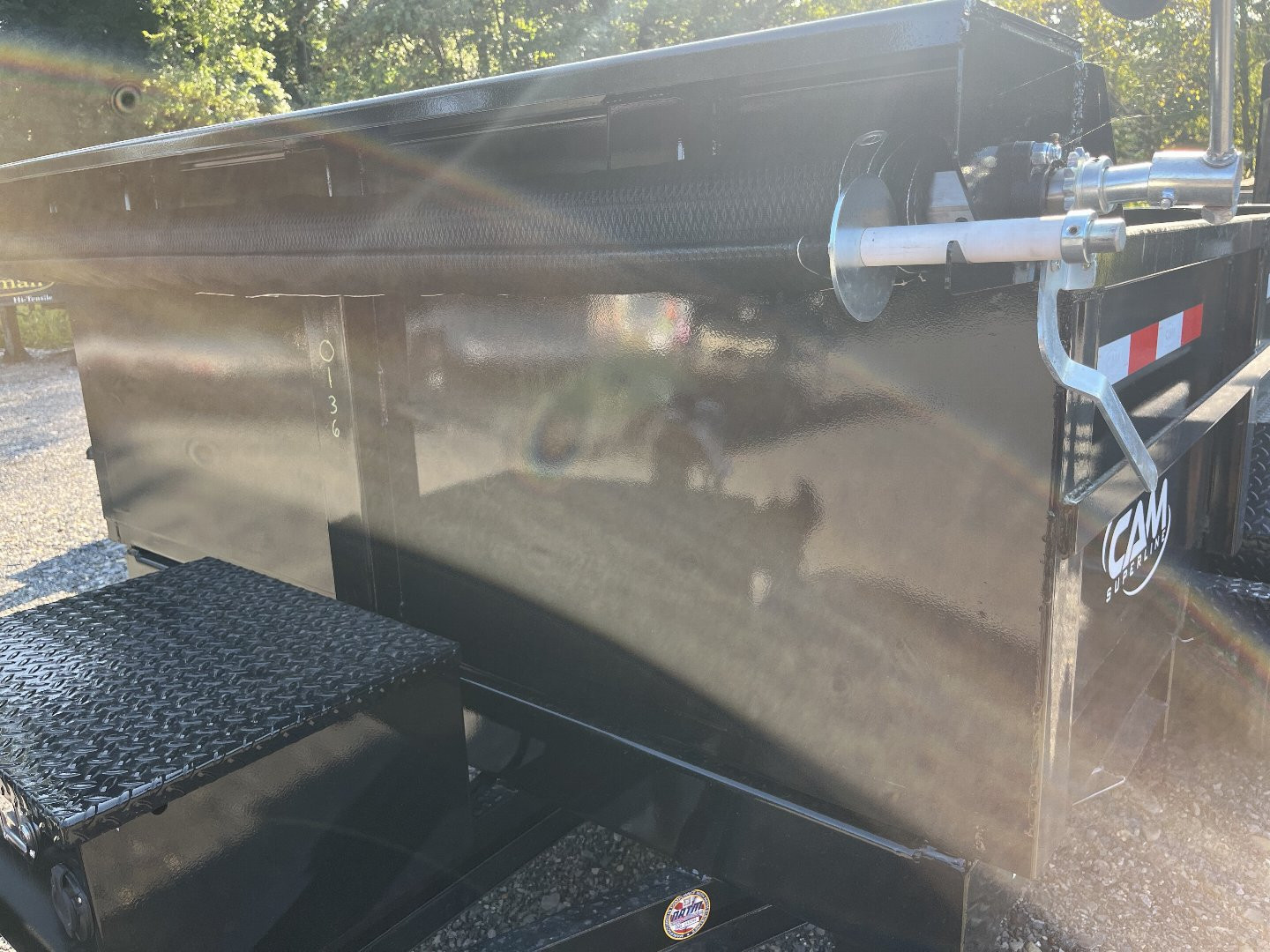 New 2025 CAM 6X12-10K DUMP TRAILER W/ RAMPS - TARP KIT