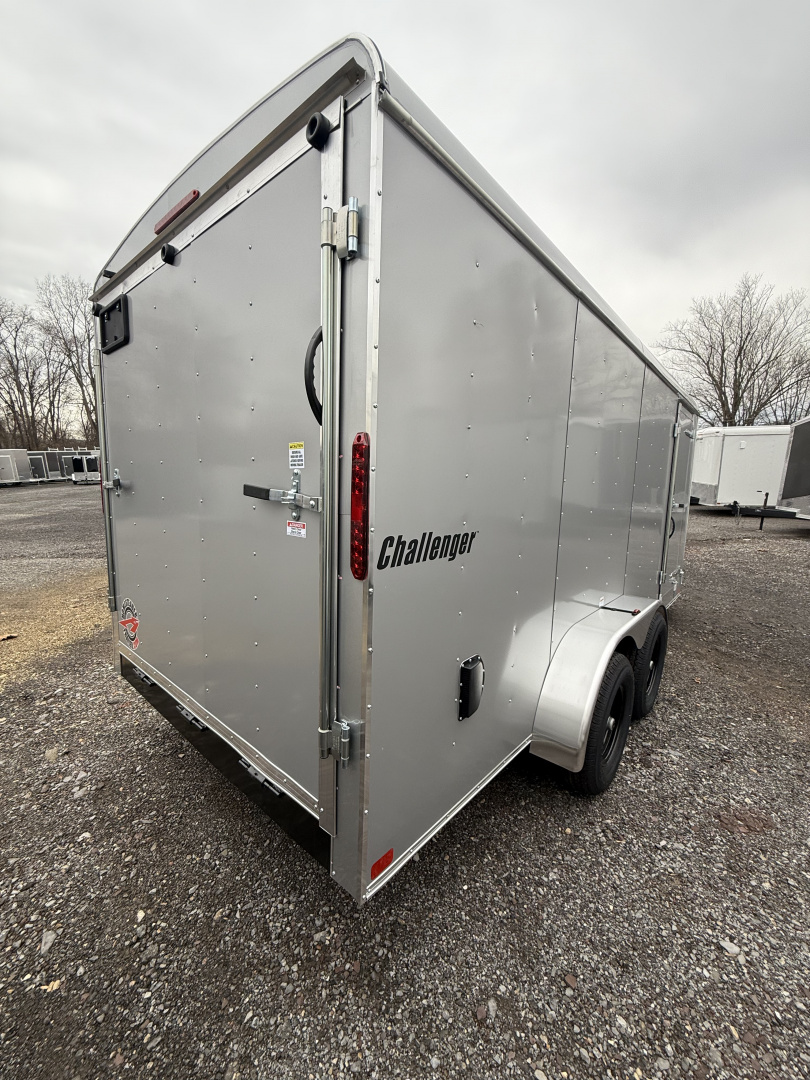 New 2026 Homesteader - 7x16 RAMP Door -SILVER - 5.2k Axles - POLYCOR