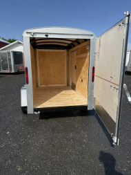 New 2025 Homesteader 5x8 SWING Door - Enclosed Trailer - SILVER